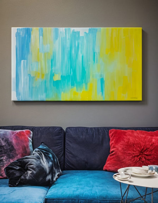 Canvas Wall art: Single - Neon haven
