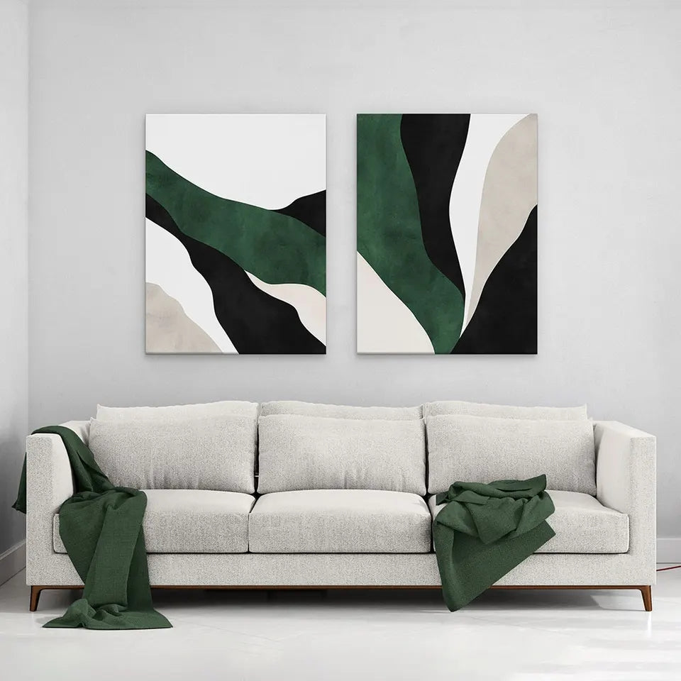 Canvas Wall Art: Green Canvas