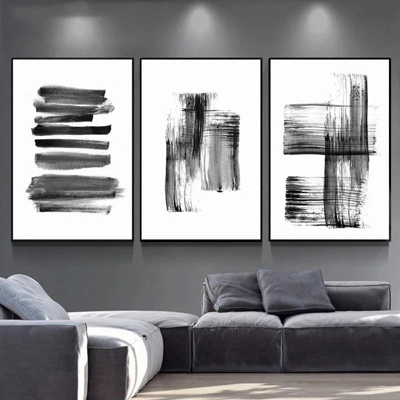 Canvas Wall Art: Brush strokes