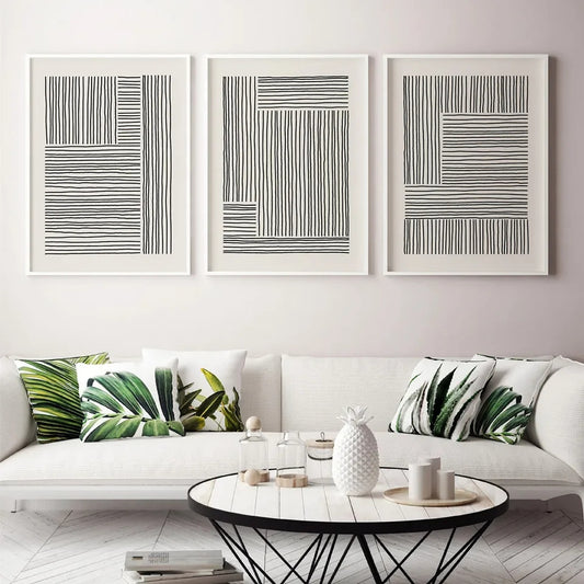 Canvas wall art: Black and White 03