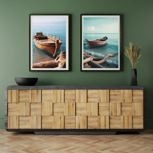 Canvas Wall Art: 2 Piece - Boat Canvas