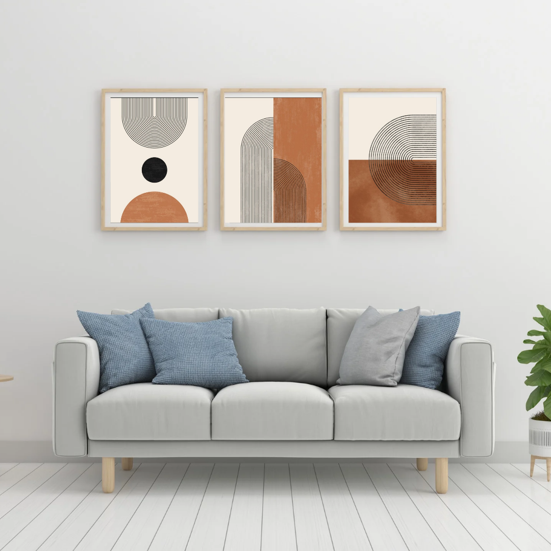 Canvas Wall Art: Burnt Orange