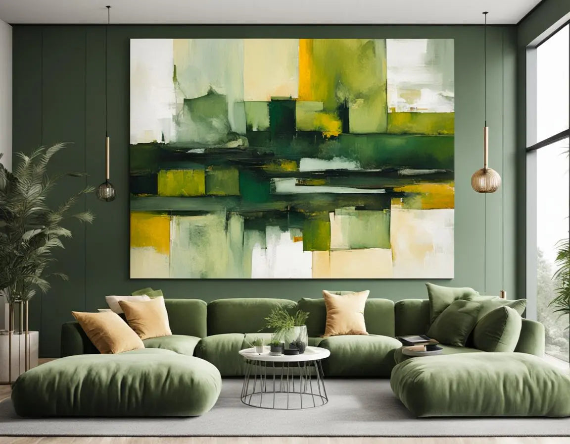 Canvas Wall art: Single - The Green Combination