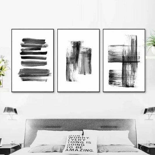 Canvas Wall Art: Brush strokes