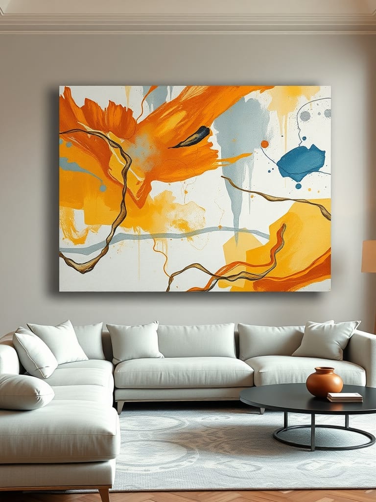 Canvas Wall art: Single - Chromatic Contrast