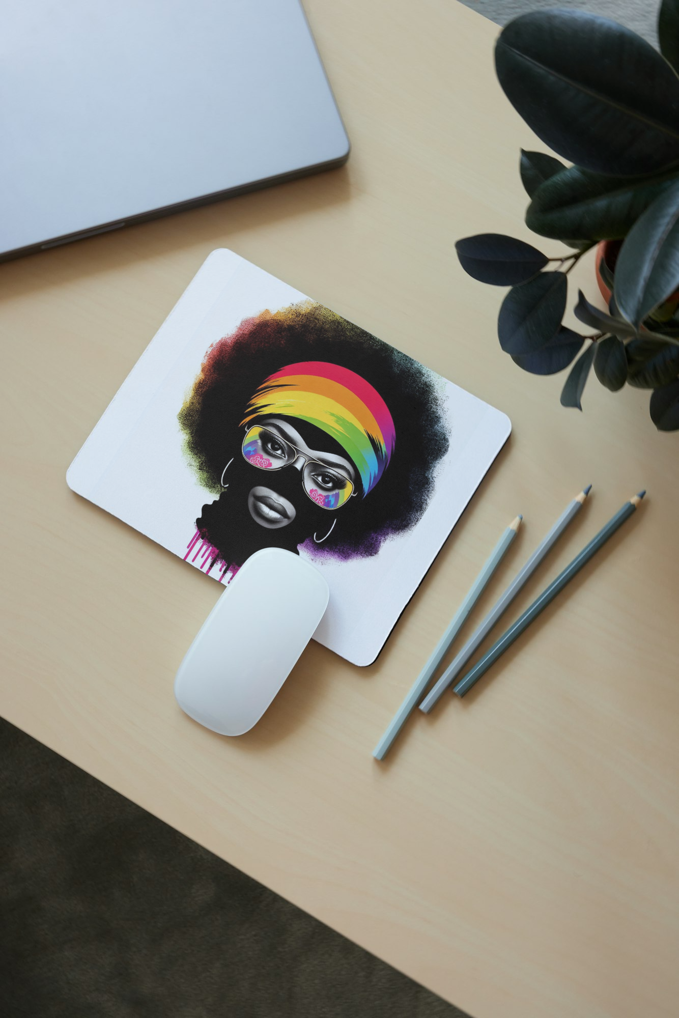 Rainbow Mouse Pad