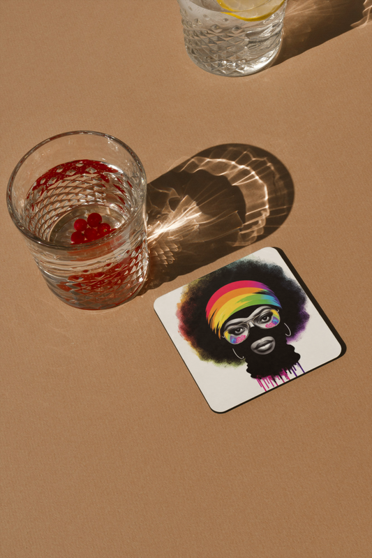 Rainbow Lady Coasters