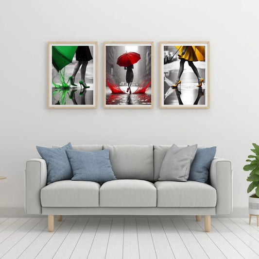 Canvas Wall Art: Stilletos Splash