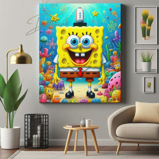 Canvas Wall art: Single - SpongeBob Squarepants