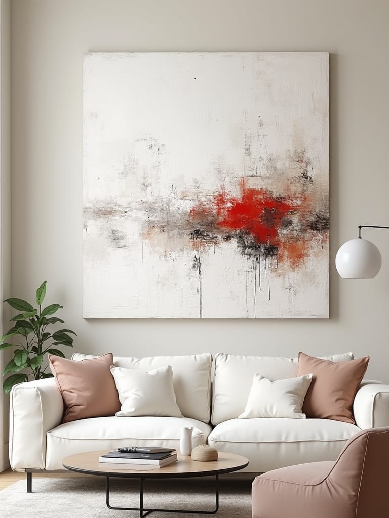 Canvas Wall art: Single - Ink Spill Horizon