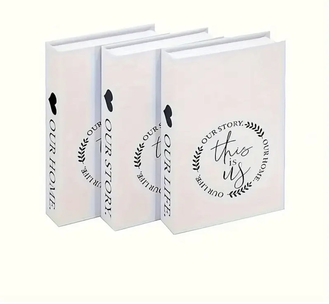 3pcs Faux Books for decoration