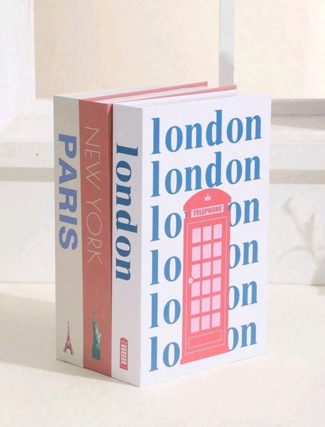 3pcs Decorative books