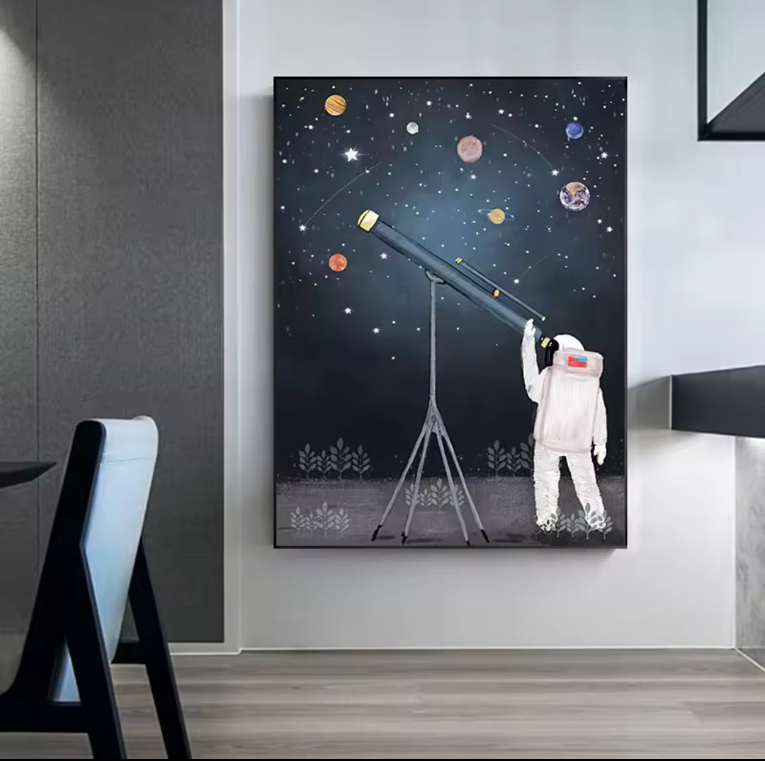 Canvas Wall art: Single - Fractured Symphony