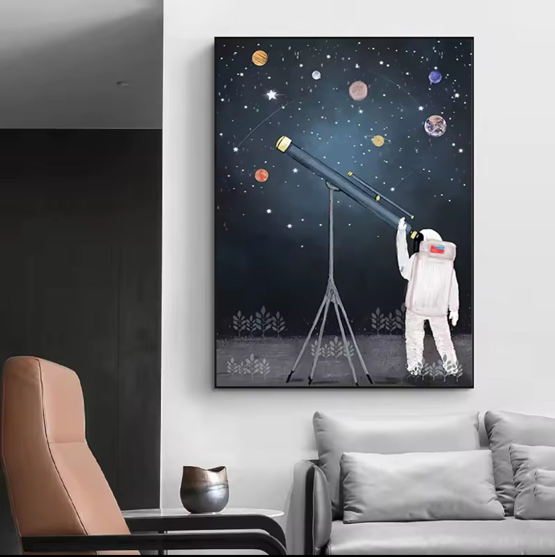 Canvas Wall art: Single - Fractured Symphony
