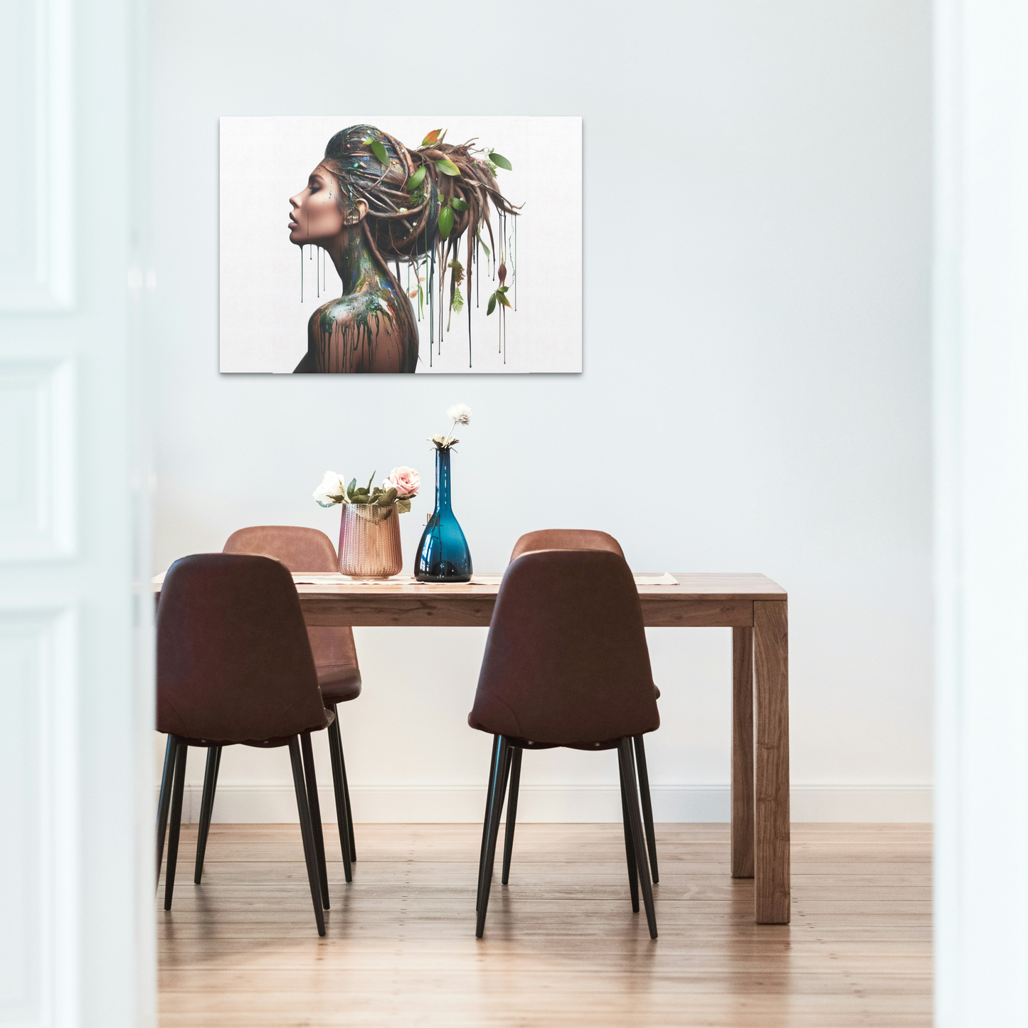 Canvas Wall art: Single - Roots hair