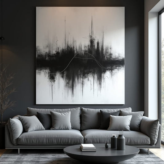 Canvas Wall art: Single - Monochrome Mirage