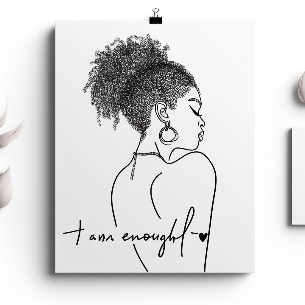 Canvas Wall art: You are Enough