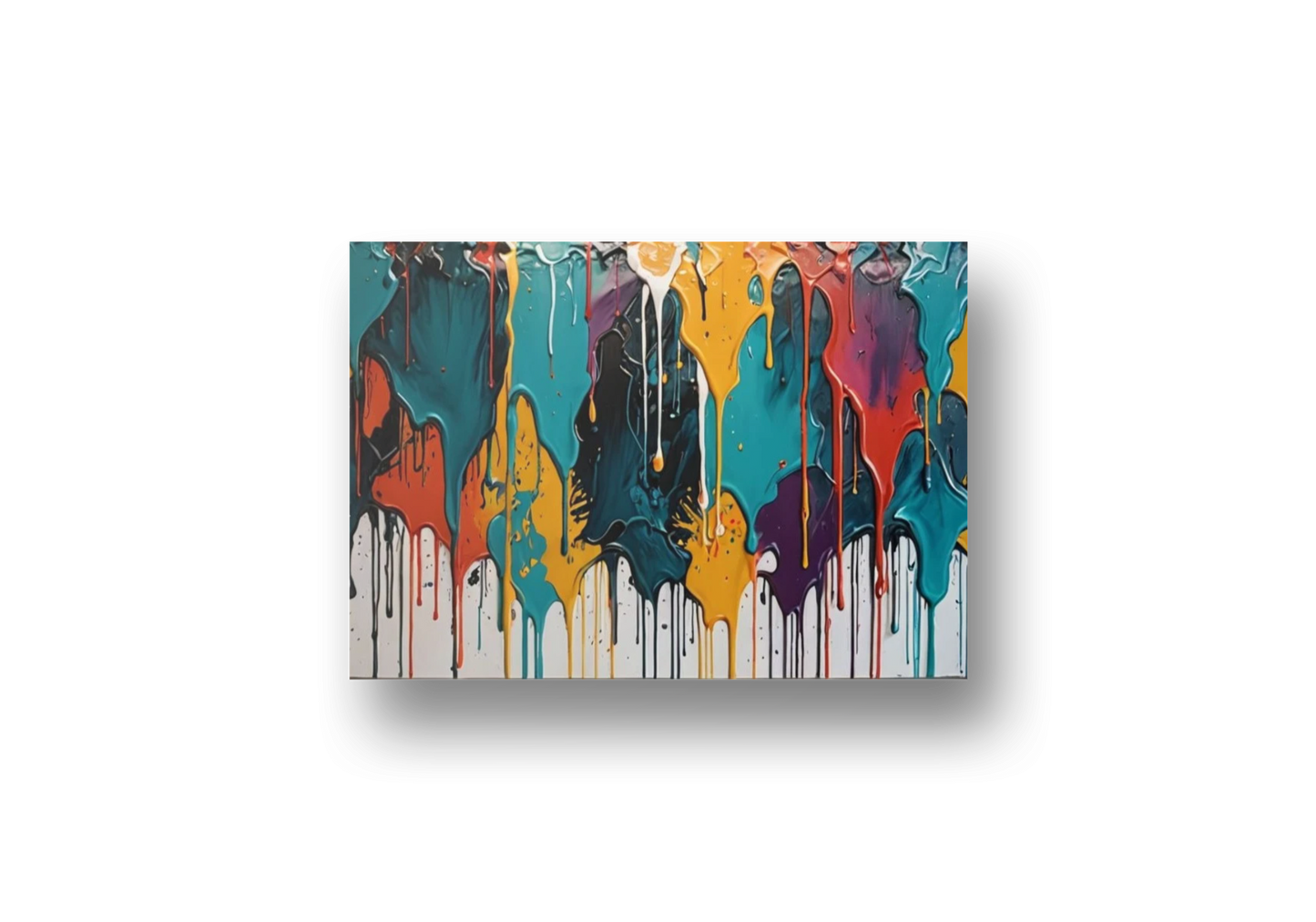 Canvas Wall art: Single - Paint Drip