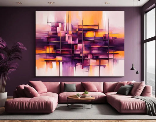 Canvas Wall art: Single - The Purple Combination