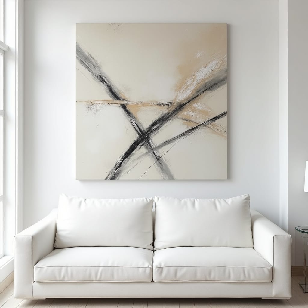 Canvas Wall art: Single - Whispers Neon