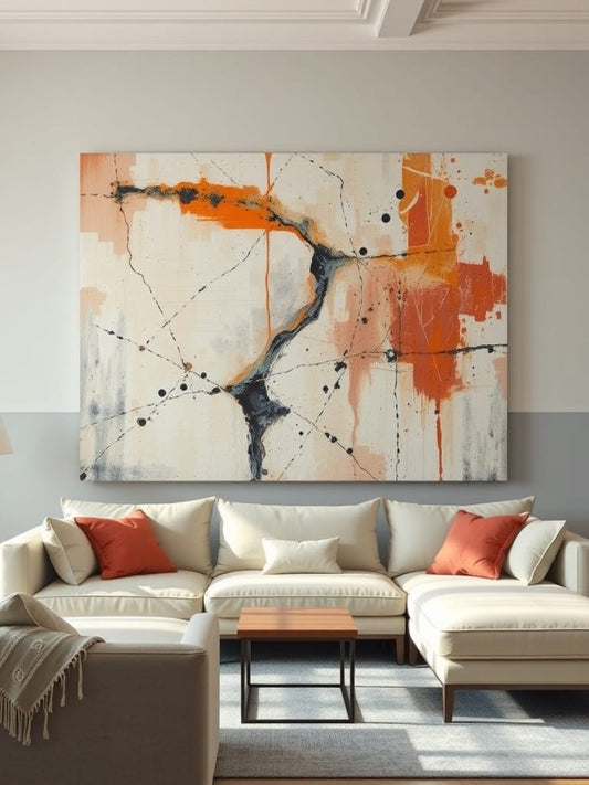 Canvas Wall art: Single - Electric Dandelions