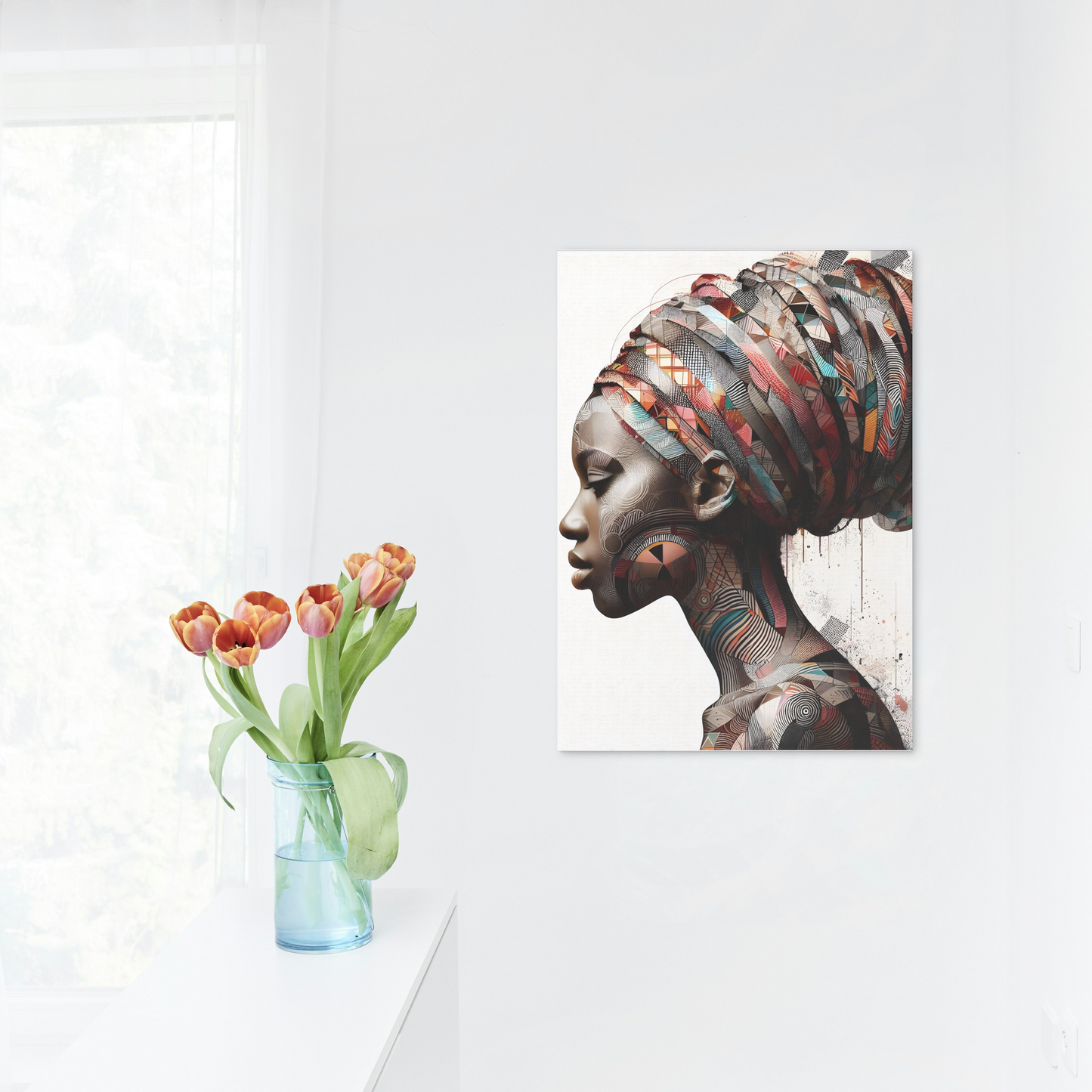 Canvas Wall art: The African Way